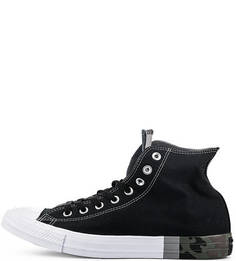 Текстильные кеды с контрастной строчкой Converse
