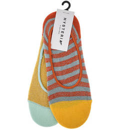 Комплект из двух пар коротких хлопковых носков Happy Socks