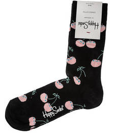 Черные хлопковые носки Happy Socks