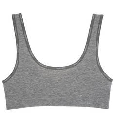 Бюстгальтер из хлопка серого цвета Calvin Klein