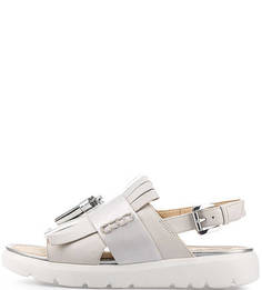 Кожаные сандалии с кисточками Geox