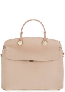 Маленькая кожаная сумка с короткой ручкой Furla