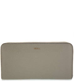 Серый кошелек из зерненой кожи Furla