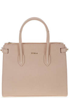 Сумка из натуральной кожи с двумя отделами Furla