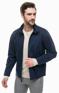Синяя хлопковая куртка с карманами Dockers