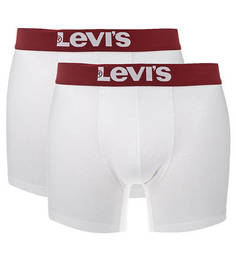 Комплект из двух белых трусов-боксеров Levis®