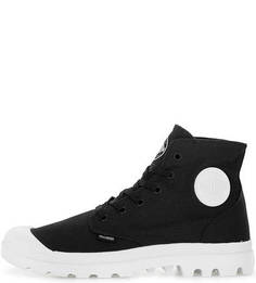 Текстильные ботинки на шнуровке Palladium