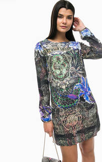 Платье из вискозы с цветочным принтом Desigual