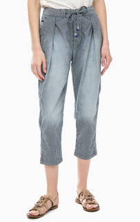 Хлопковые капри в полоску Pepe Jeans