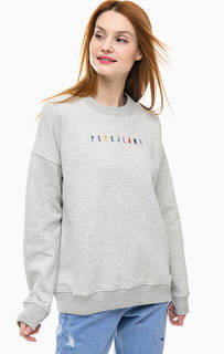 Свитшот с вышитым логотипом бренда Pepe Jeans