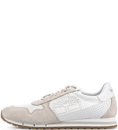 Текстильные кроссовки с замшевыми вставками Timberland