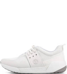 Белые текстильные кроссовки Timberland