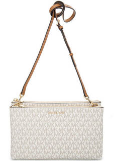 Сумка через плечо с двумя отделами на молниях Michael Michael Kors