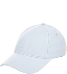 Хлопковая бейсболка голубого цвета Lacoste