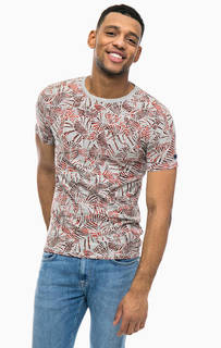 Хлопковая футболка с принтом Pepe Jeans