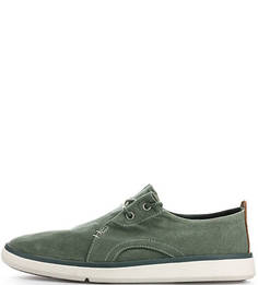 Зеленые кеды из парусины Timberland