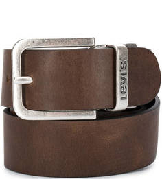 Двусторонний кожаный ремень со съемной пряжкой Levis®