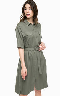 Платье-рубашка с расклешенной юбкой Lacoste