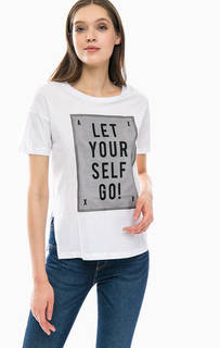 Хлопковая футболка с короткими рукавами Armani Exchange