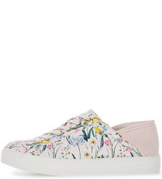 Розовые кеды с цветочным принтом Aldo