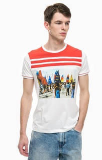 Хлопковая футболка с короткими рукавами Wrangler