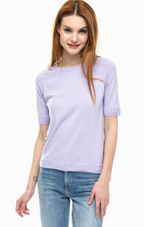 Сиреневый джемпер с короткими рукавами United Colors of Benetton