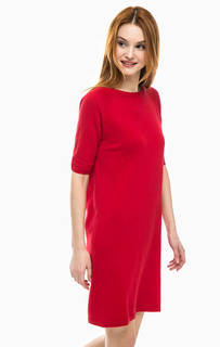 Хлопковое платье прямого кроя United Colors of Benetton