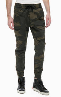 Хлопковые брюки джоггеры в стиле милитари Jack & Jones