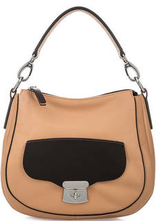 Кожаная сумка через плечо с короткой ручкой Gianni Conti