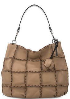 Кожаная сумка со съемной ручкой Gianni Conti