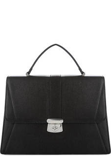 Сумка из сафьяновой кожи с откидным клапаном Gianni Conti