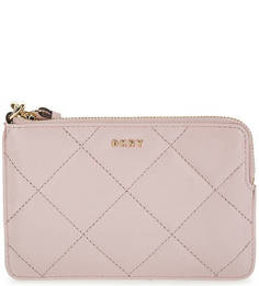 Стеганая ключница из натуральной кожи Dkny