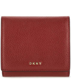 Кожаный кошелек с отделением для мелочи Dkny