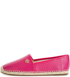 Эспадрильи цвета фуксии из натуральной кожи Michael Michael Kors