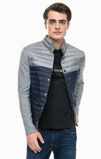 Легкий пуховик на кнопках Armani Exchange