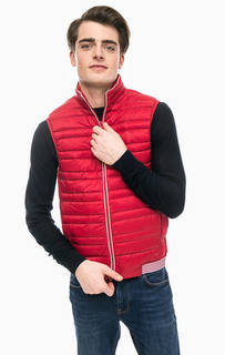 Утепленный жилет с контрастной отделкой Armani Exchange