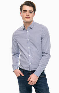 Рубашка из хлопка в клетку Armani Exchange