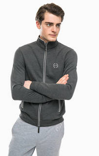 Серая толстовка на молнии Armani Exchange