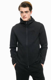 Черная толстовка с капюшоном Armani Exchange