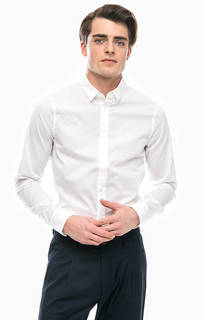 Белая рубашка из хлопка Armani Exchange
