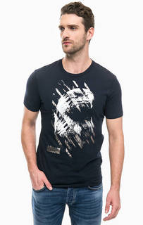 Футболка из хлопка с круглым вырезом Armani Exchange