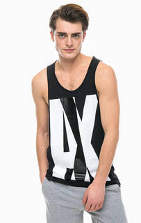 Хлопковая майка с принтом Armani Exchange