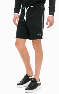 Черные шорты в спортивном стиле Armani Exchange