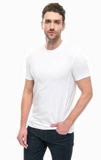 Белая футболка из хлопка Armani Exchange