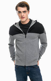 Хлопковый кардиган с капюшоном Armani Exchange