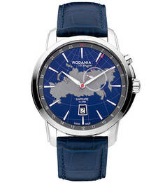 Кварцевые часы с кожаным ремешком Rodania