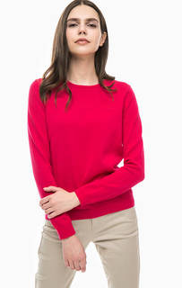 Хлопковый джемпер цвета фуксии Gant