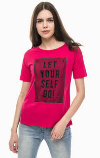 Хлопковая футболка с короткими рукавами Armani Exchange