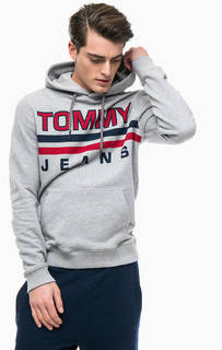 Хлопковая толстовка с капюшоном Tommy Jeans