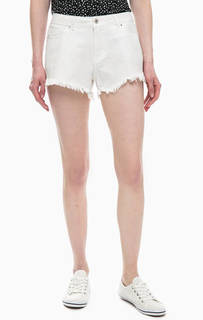 Белые короткие шорты из денима Vero Moda